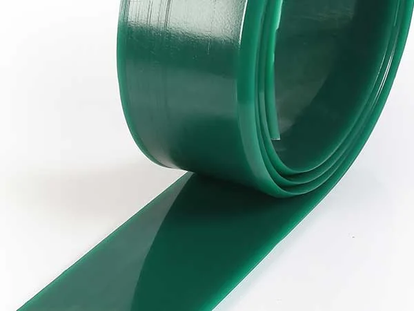 Green polyurethane HR conveyor skirting